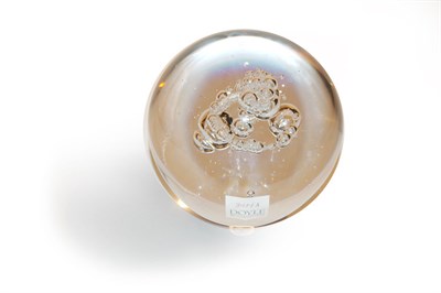 Lot 3414A - French Crystal Sphere Diameter 8 inches.