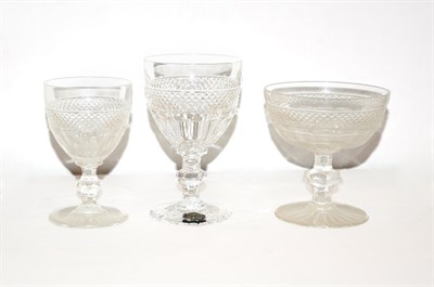 Lot 3136 - St. Louis Crystal Stemware Service...