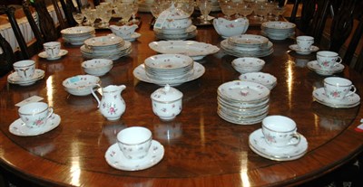 Lot 3138 - Meissen Style Floral Decorated Porcelain...