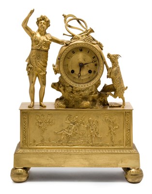 Lot 304 - Charles X Gilt-Bronze Mantel Clock Circa 1820...