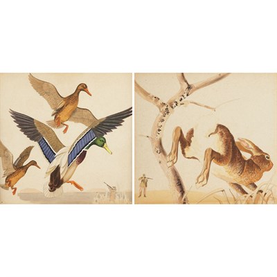Lot 139 - American School 20th Century Sport Hunting,...