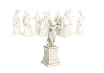Lot 269 - Group of Eleven Nymphenburg Porcelain Amorini...
