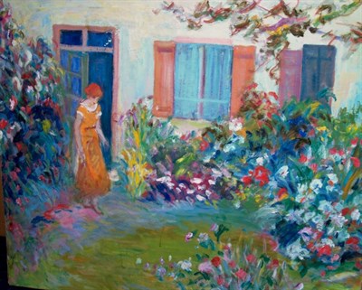 Lot 42 - Albert Mohr American, b. 1918 Woman in a...