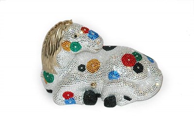 Lot 3529 - Judith Leiber Jeweled Horse-Form Purse