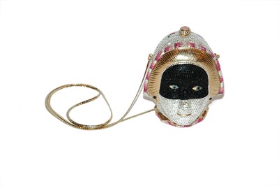 Lot 3652 - Judith Leiber Purse With 'jeweled' mask...