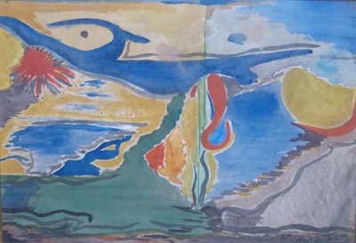 Lot 12 - 20th Century School Abstract Compositions: Two...