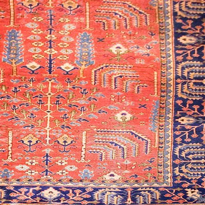 Lot 566 - Oushak Carpet West Anatolia, second quarter of...