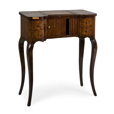 Lot 333 - Transitional Louis XV/XVI Style Marquetry and...