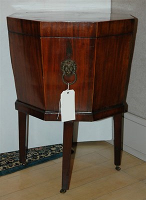 Lot 242 - George III Mahogany Cellaret on Stand Late...