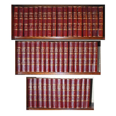 Lot 318 - [BINDINGS] SCOTT, WALTER Works. 48 vols. Three-...