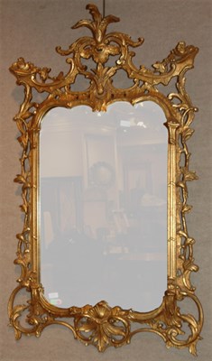 Lot 338 - George II Style Gilt-Wood Mirror Height 54...