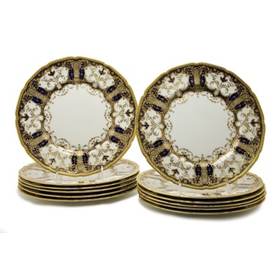 Lot 502 - Set of Twelve Royal Doulton Porcelain Service...