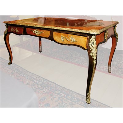 Lot 1376 - Louis XV Style Gilt-Metal Mounted Inlaid...