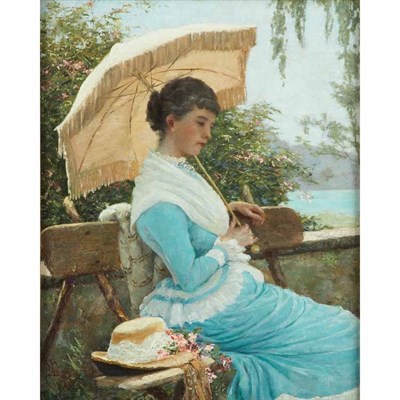 Lot 33 - Francis William Loring American, 1838-1905 On...
