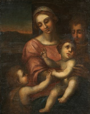 Lot 56A - Attributed to Domenico Puligo Madonna and...