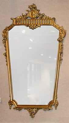 Lot 1414A - Louis XVI Style Gold Painted Wood Mirror Of...
