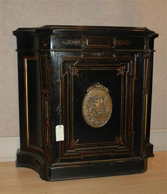 Lot 1363 - Napoleon III Metal Mounted Painted Side...