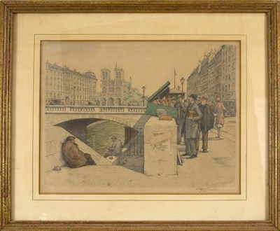Lot 120 - Tavik F. Simon [BOOKSELLERS ALONG THE SEINE]...