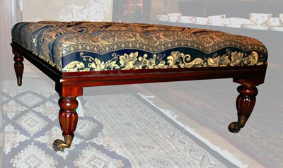 Lot 185 - William IV Style Mahogany Ottoman Height 19...