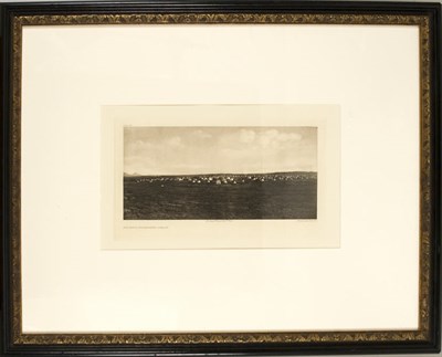 Lot 106 - Edward Curtis SUN DANCE ENCAMPMENT--PIEGAN...