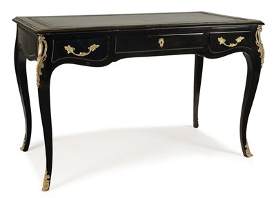 Lot 1083 - Louis XV Style Gilt-Metal Mounted Ebonized and...