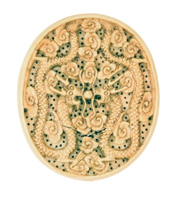 Lot 73 - Chinese Ivory Pendant Possibly late Ming/early...