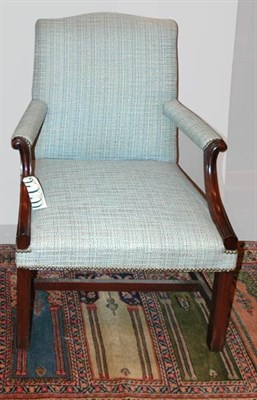 Lot 135 - Georgian Style Mahogany Library Chair