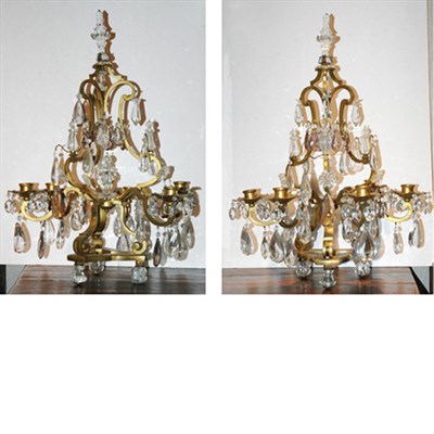 Lot 202A - Pair of Transitional Louis XV/XVI Style...