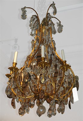 Lot 387 - Louis XV Style Gilt-Metal and Glass...