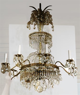 Lot 385 - Neoclassical Style Bronze and Glass...
