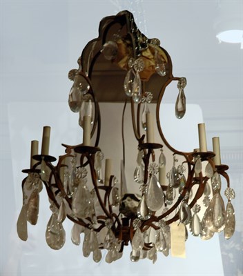 Lot 386 - Neoclassical Style Patinated-Iron and Rock...