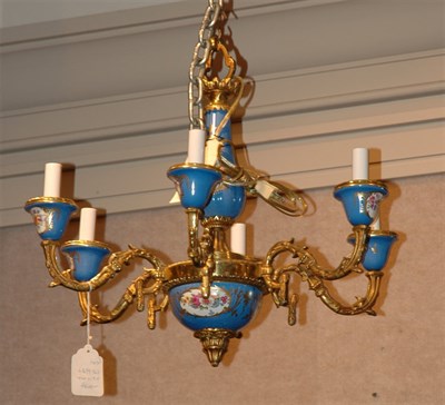Lot 375 - Louis XVI Style Gilt-Metal and Floral...