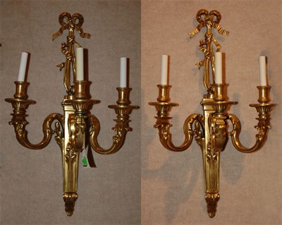 Lot 336 - Pair of Neoclassical Style Ribbon Decorated...