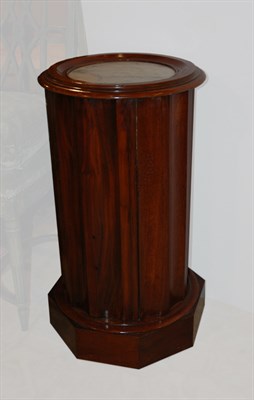 Lot 206 - Empire Style Marble Top Mahogany Pot Cupboard...