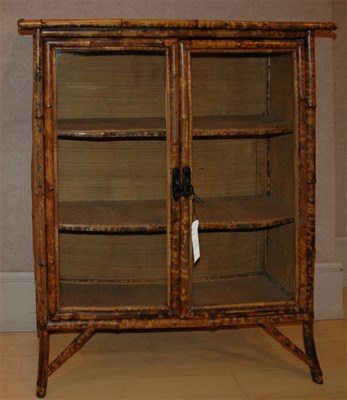 Lot 177 - Regency Style Faux Bamboo Decorated Fruitwood...