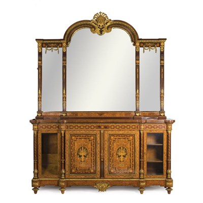 Lot 298 - Napoleon III Style Gilt-Metal Mounted...