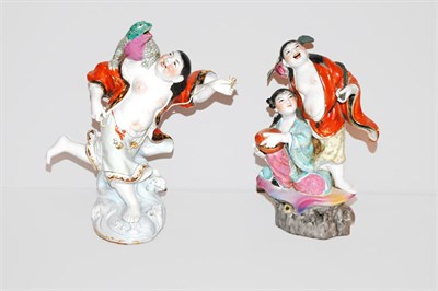 Lot 260 - Two Chinese Porcelain Figures Height of taller...