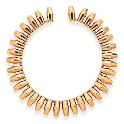 Lot 44 - Gold Fringe Necklace