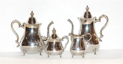 Lot 312 - Priesner Sterling Silver Four-Piece Coffee and...
