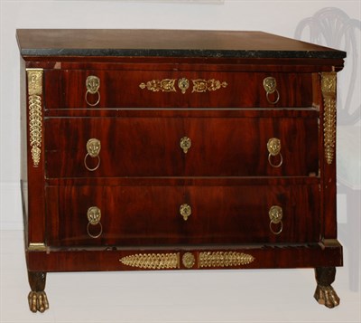 Lot 503 - Neoclassical Style Brass Mounted Mahogany...