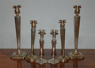 Lot 339 - Three Pairs of American Sterling Silver...