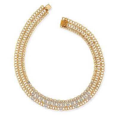 Lot 504 - Gold and Diamond Necklace, Caravelli