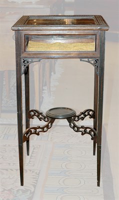Lot 406 - George III Style Mahogany Vitrine Table Height...