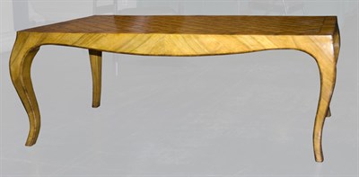 Lot 218 - Continental Parquetry Inlaid Top Low Table...