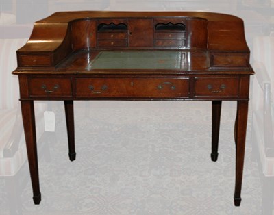 Lot 224 - George III Style Fruitwood Carlton House Desk...
