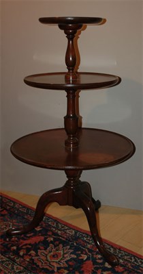 Lot 238 - George III Style Mahogany Three-Tier...