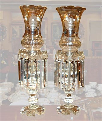 Lot 430 - Pair of Anglo-Irish Style Polychrome Decorated...