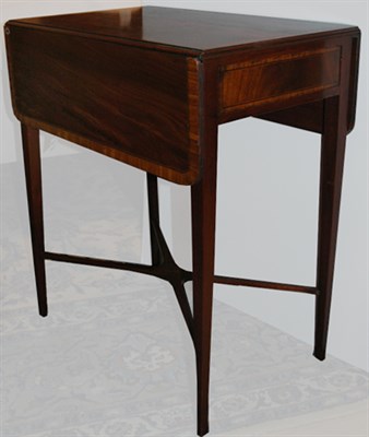 Lot 442 - Two George III Style Mahogany Drop-Leaf Side...