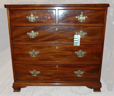 Lot 462 - George III Style Mahogany Chest of Drawers...