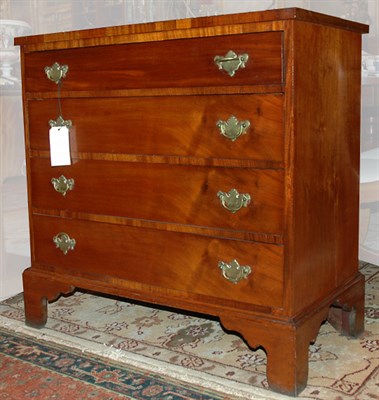 Lot 468 - Federal Style Cherry Chest of Drawers Height...
